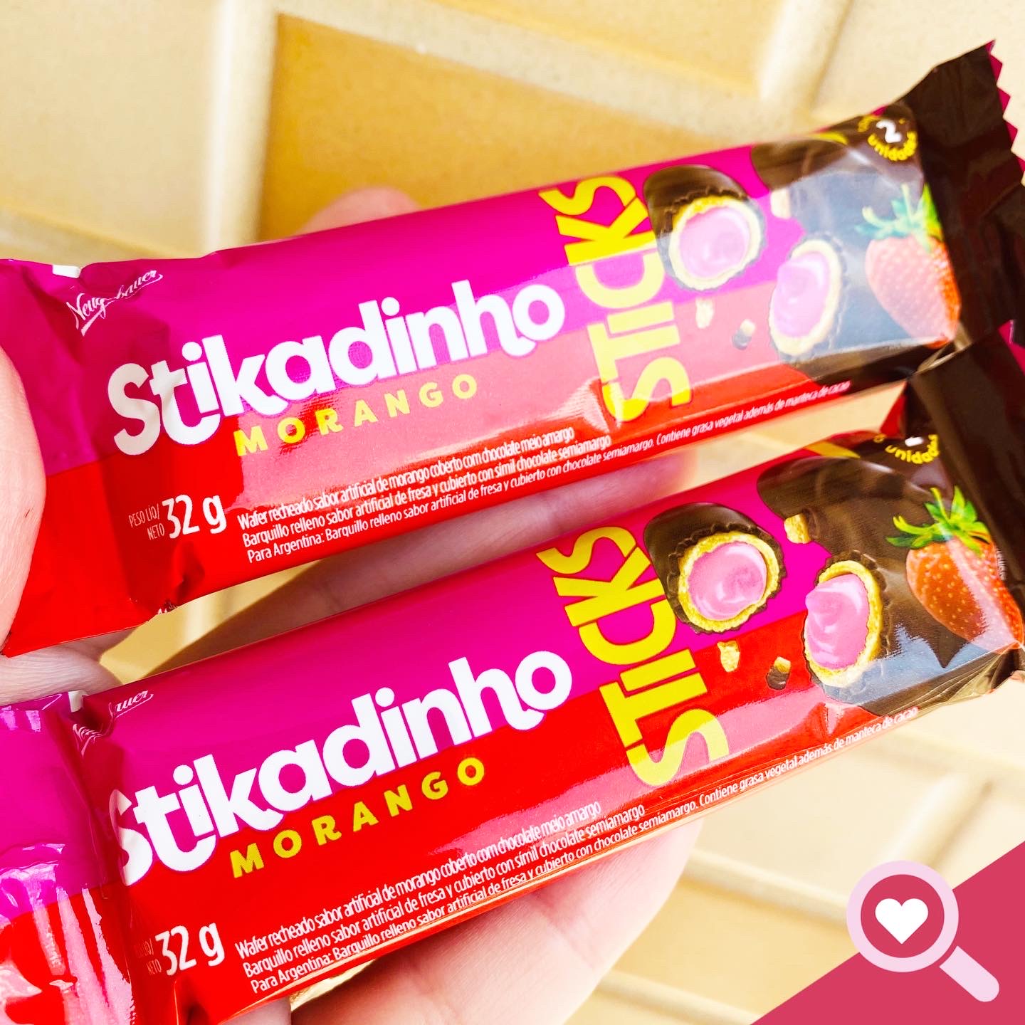 Stikadinho de Morango