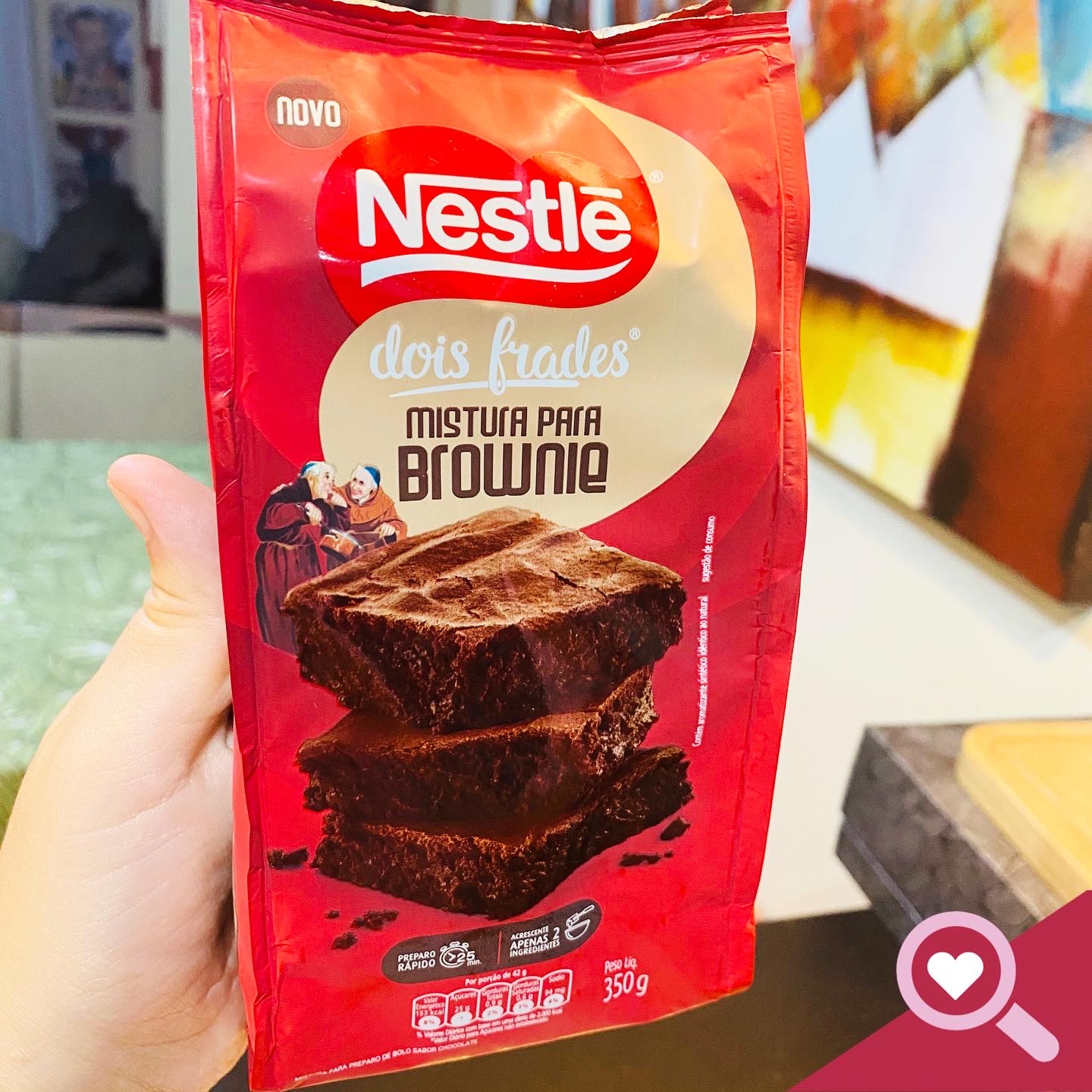 Brownie Nestlé Dois Frades.