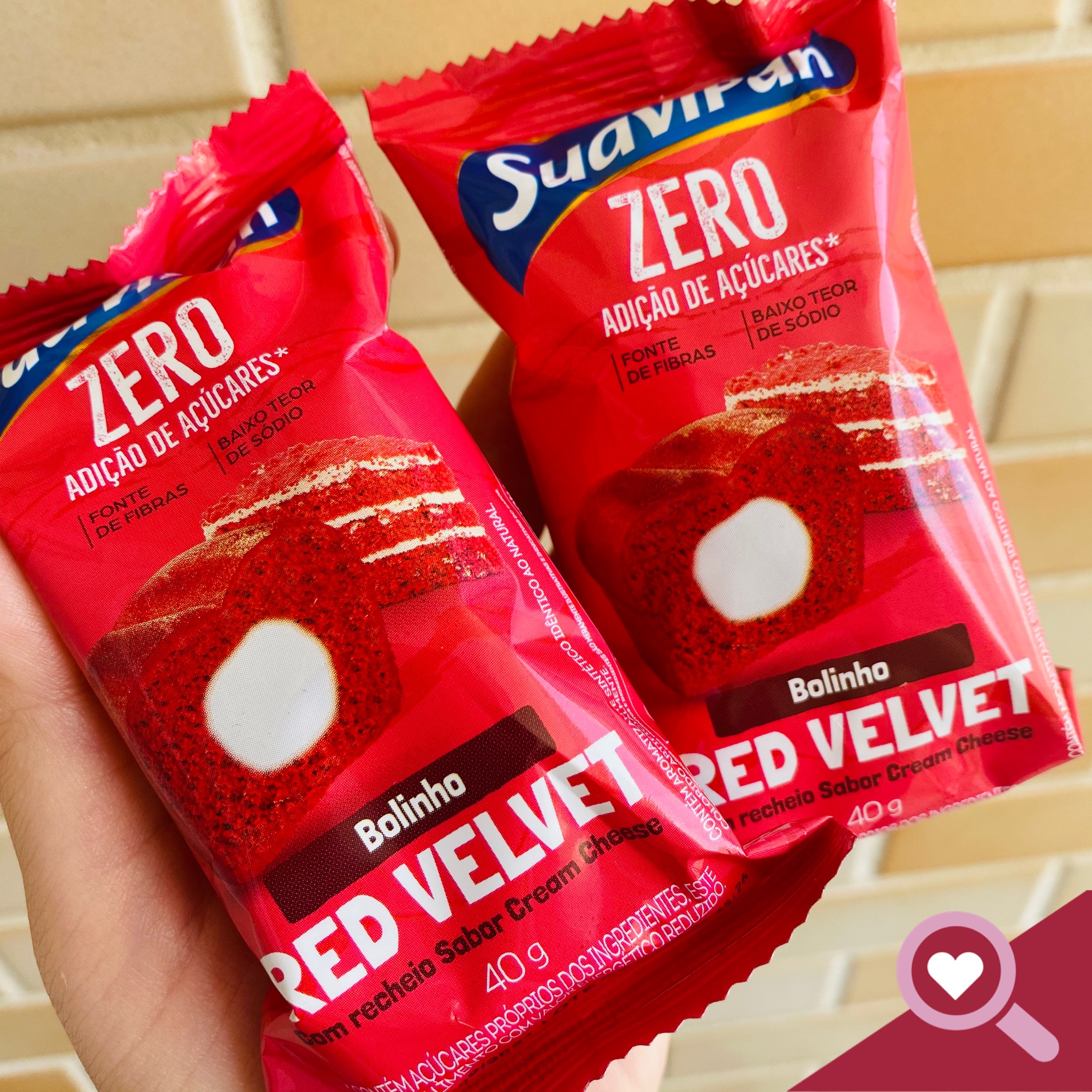 Bolinho Red Velvet Suavipan