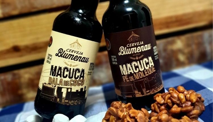 Cerveja de bala de coco e amendoim
