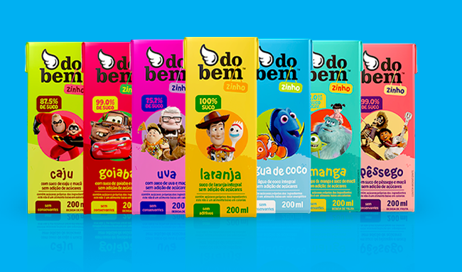 dobemzinho com personagens da Pixar
