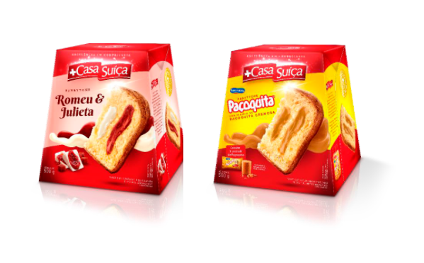 Panetone Paçoquita e Romeu e Julieta