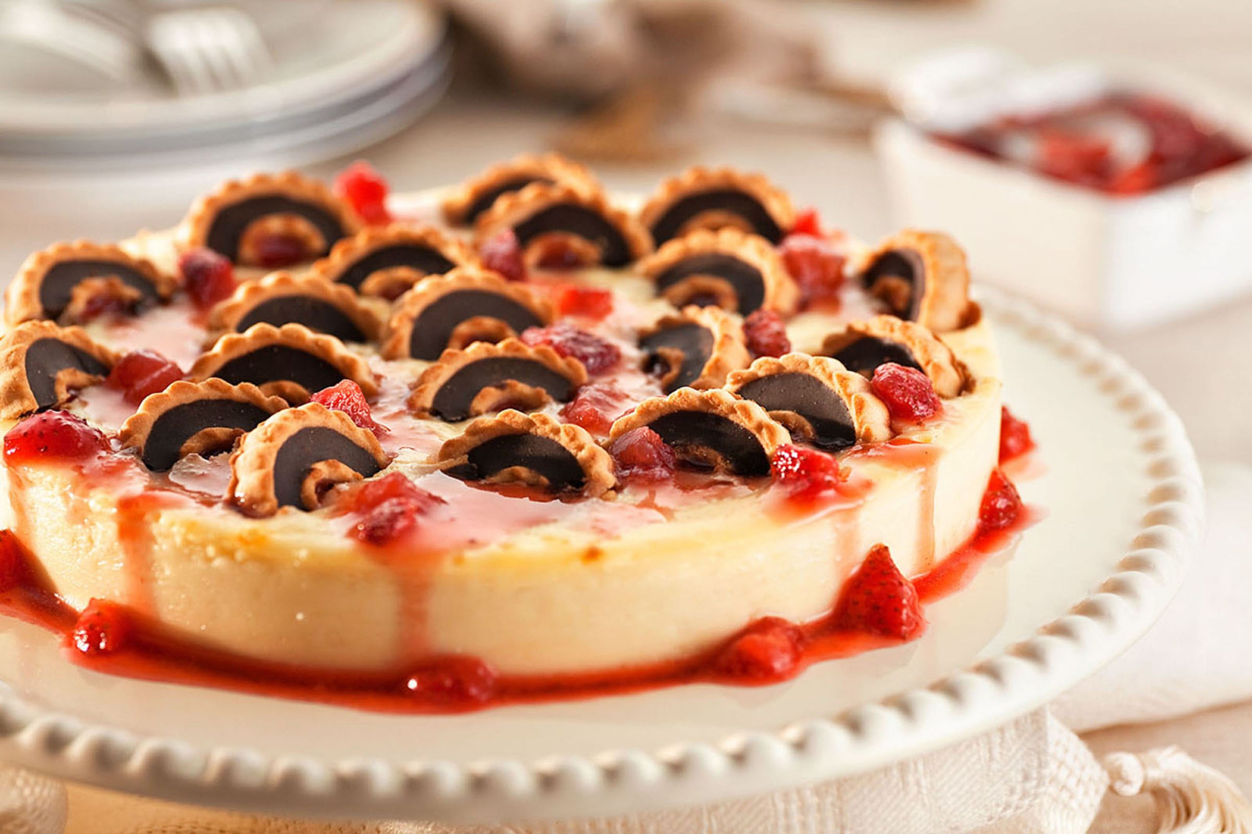 Gateau de Ricota e Tortinhas Adria