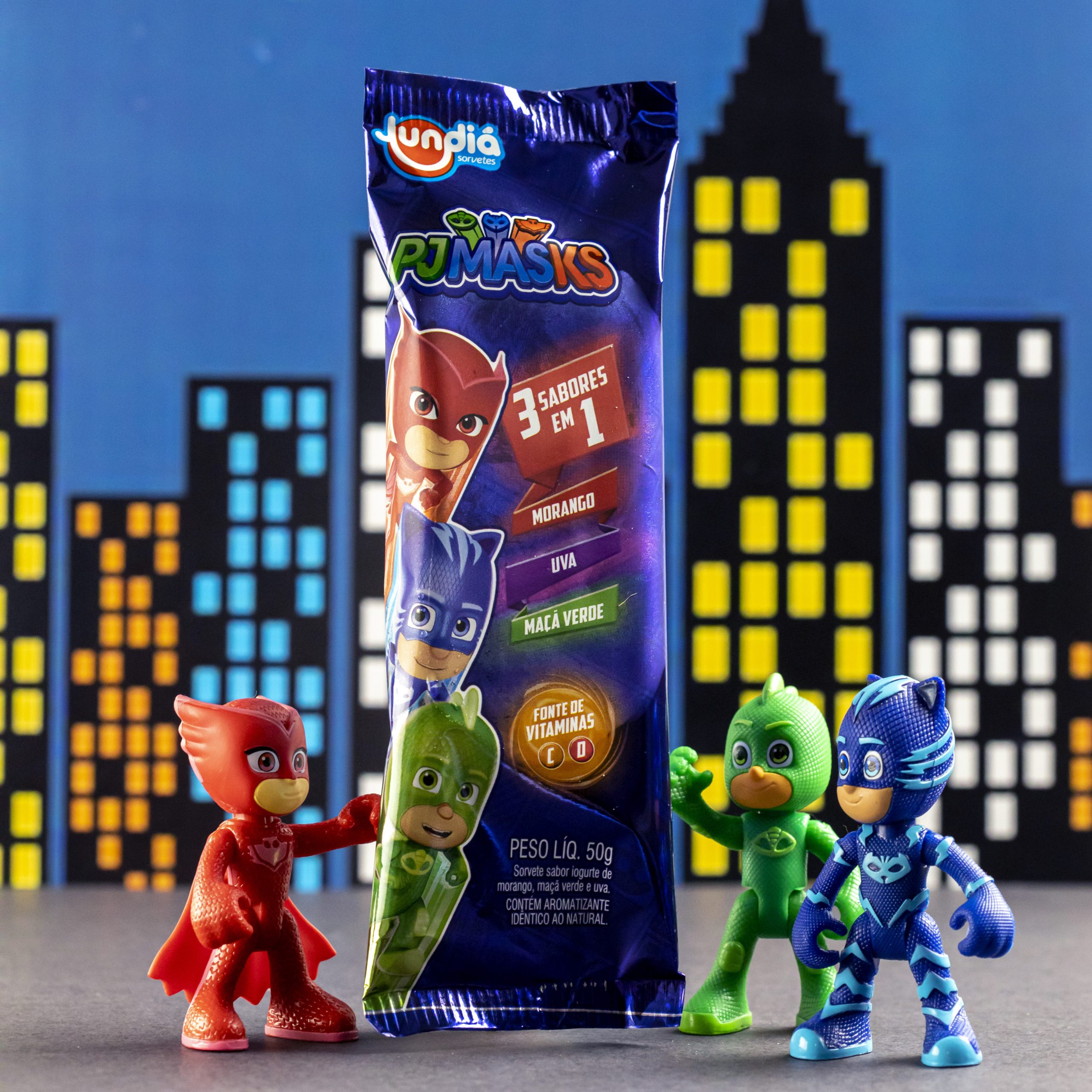Picolés My Little Pony e PJ Masks da Jundiá