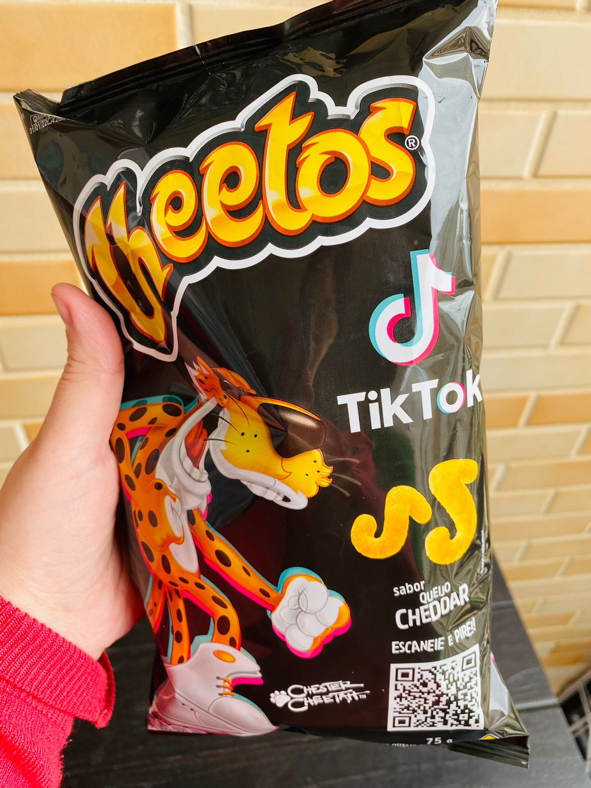 Salgadinho Elma Chips em parceria com o TikTok