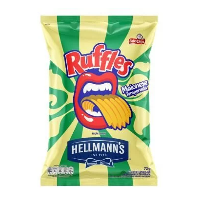 Nova Ruffles Maionese Temperada