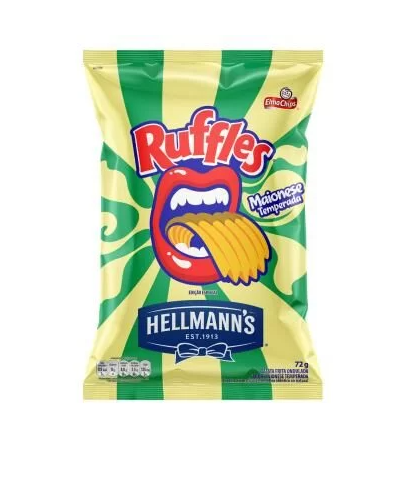 Nova Ruffles Maionese Temperada