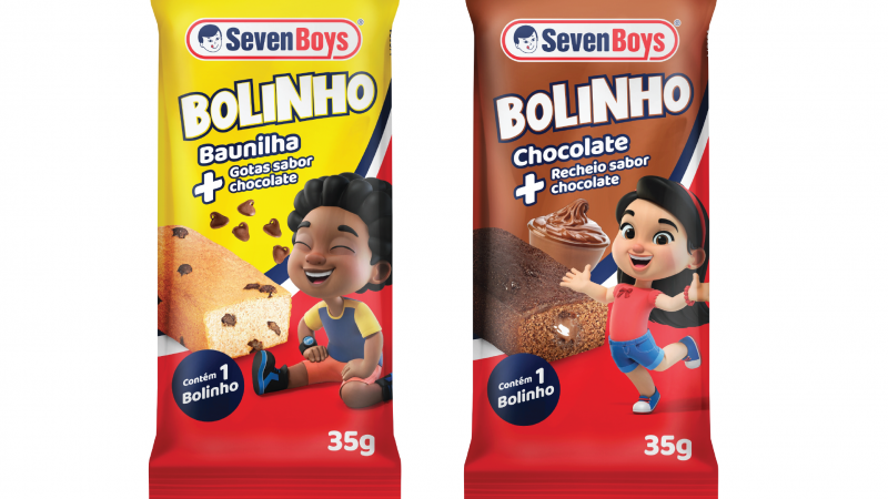 Novos bolinhos mono porção Seven Boys