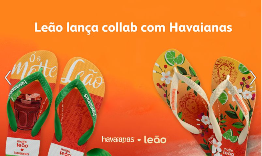 Collab Leão + Havaianas.
