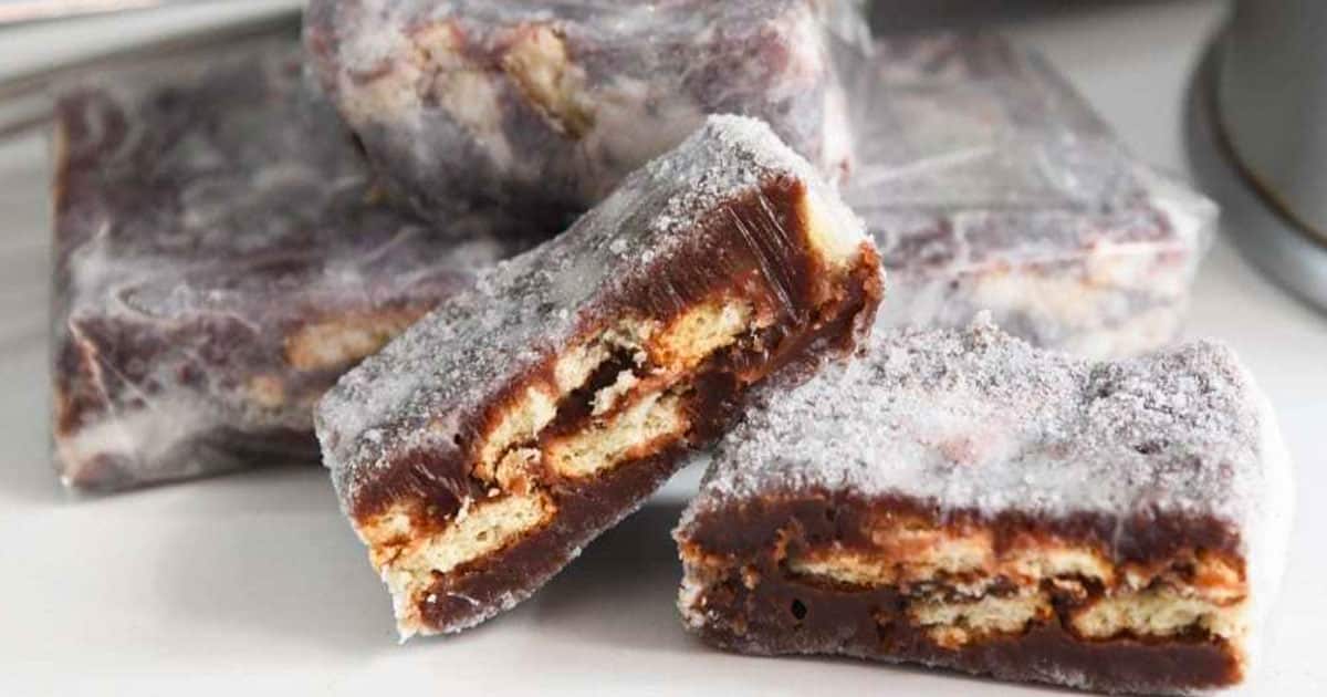 Palha Italiana de Biscoito Recheado