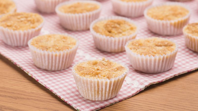 Queijadinha com Biscoito