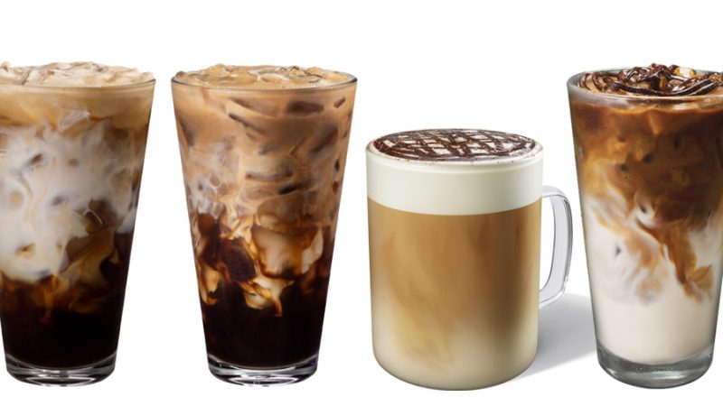 Starbucks amplia menu de verão com opção de leite de aveia e novas bebidas sabor chocolate e avelã