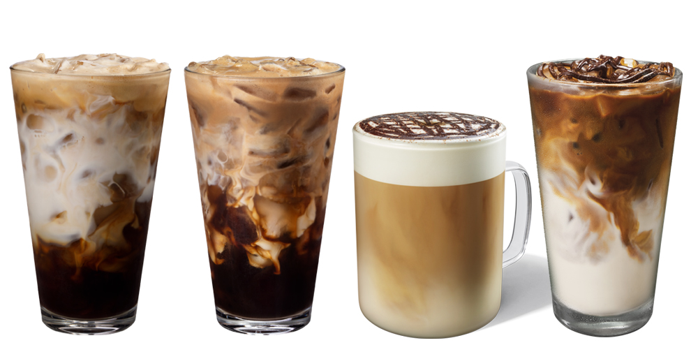 Starbucks amplia menu de verão com opção de leite de aveia e novas bebidas sabor chocolate e avelã