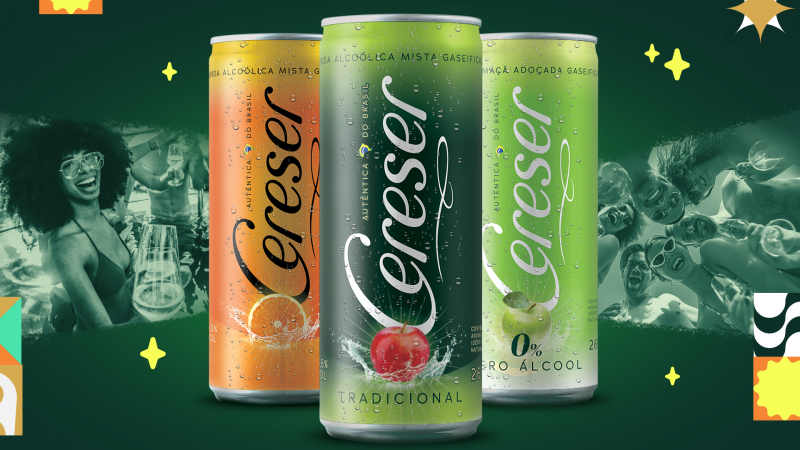 Cereser inova com linha em lata!