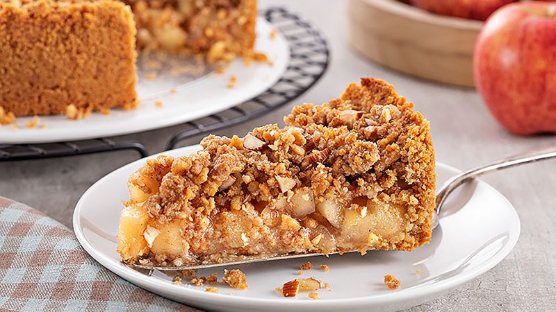 Torta Crumble de Maçã